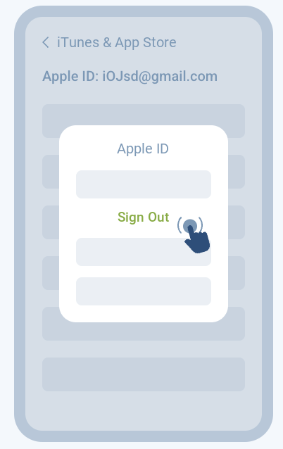Sign out